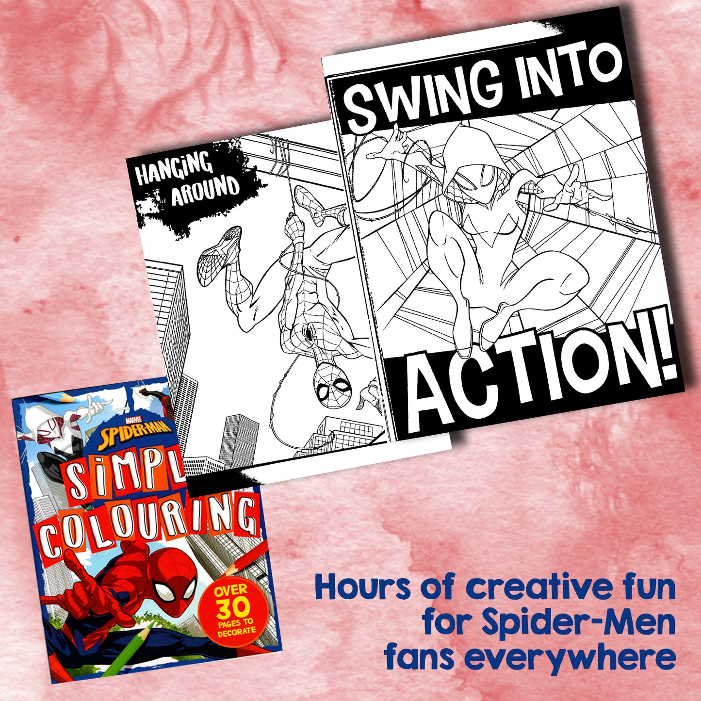 Marvel Activity Bundle Set of 4 books of Iron Man| Spider Man| 3 in 1 Colouring| Sticker Play [Paperback] Parragon