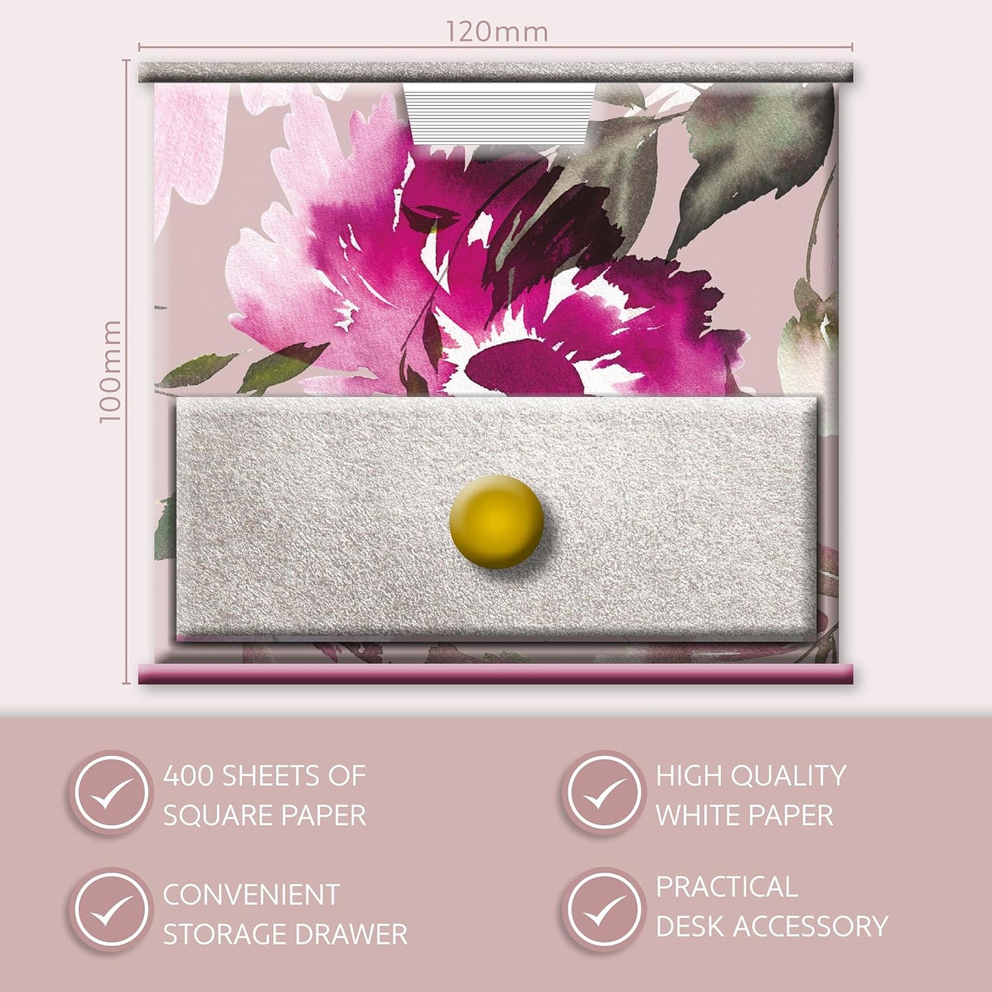 The Gifted Stationery Co Memo Cube - Passion [Office Product]