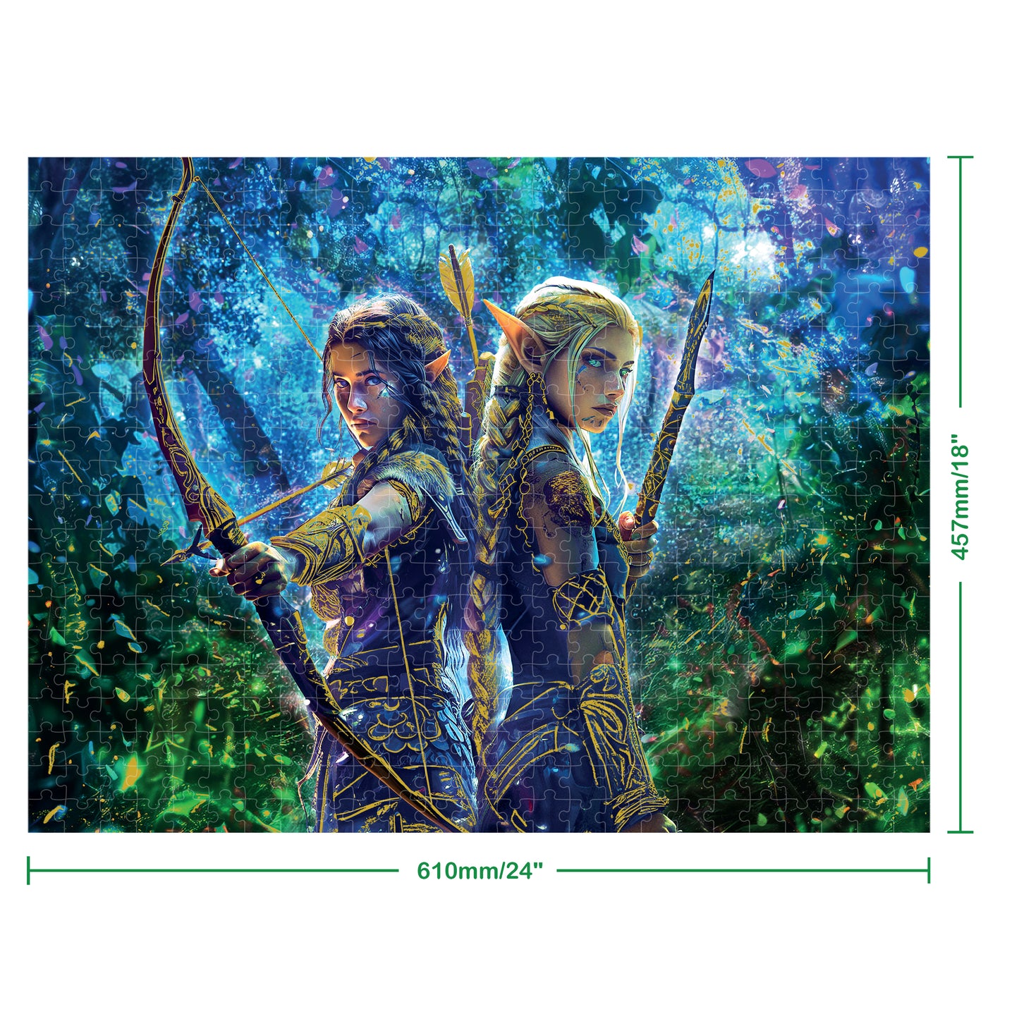 Mindbogglers Gold 500pc Fae Fantasy Jigsaw | Jigsaw Puzzles for Adults & Kids Above 8 Years | Creative & Challenging | Stress Relief Puzzle Games for Focus and Memory, Gifts for Teenagers