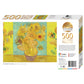 Mindbogglers Gold 500pc Sunflowers by Van Gogh | Jigsaw Puzzles for Adults & Kids Above 8 Years | Creative & Challenging | Stress Relief Puzzle Games for Focus and Memory, Gifts for Teenagers