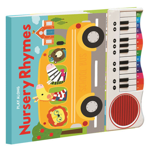 Piano Book - Nursery Rhymes | Interactive Musical Book for Kids | Learn & Play Nursery Songs| Sing Along| Early Musical & Motor Skills| Interactive Piano Keys| Hands-On Learning| Ages 4-6