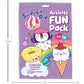Sweetie Pie - Activity Fun Pack | Colouring, Stickers & Puzzles | Creative & Fun Activities for Kids| Resealable| Travel-friendly| Activity Book| Added Colour Pencils| 50+ Stickers| Perfect for Ages 3-5