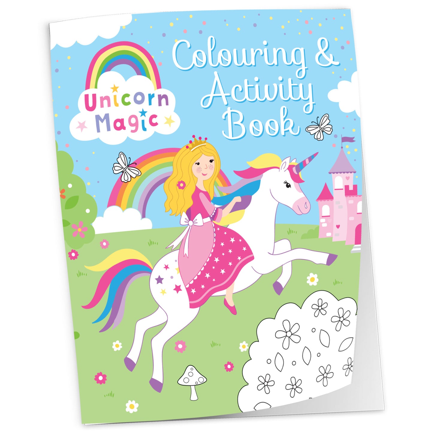 Unicorn Magic - Activity Fun Pack| Colouring, Stickers & Puzzles | Creative & Fun Activities for Kids| Resealable| Travel-friendly| Activity Book| Added Colour Pencils| 50+ Stickers| Perfect for Ages 3-5