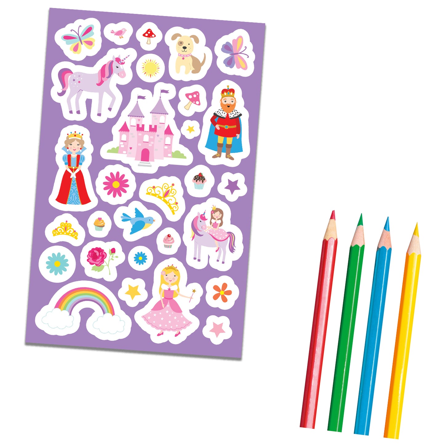 Unicorn Magic - Activity Fun Pack| Colouring, Stickers & Puzzles | Creative & Fun Activities for Kids| Resealable| Travel-friendly| Activity Book| Added Colour Pencils| 50+ Stickers| Perfect for Ages 3-5