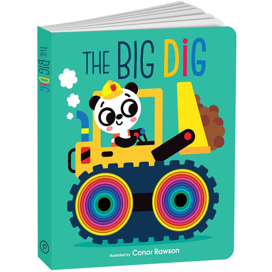 Graduating Board Book – The Big Dig | Children's books about panda | Early learning books | Board books | Die cut board books [Board book] Parragon