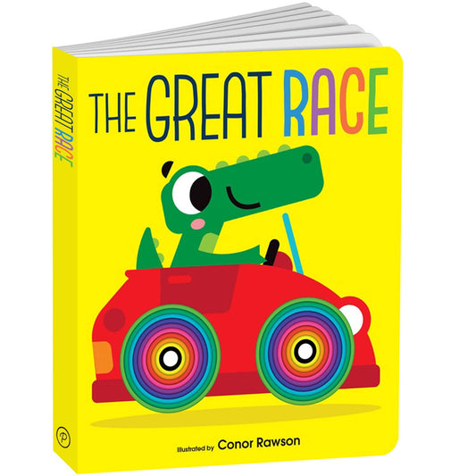 Graduating Board Book – The Great Race | Children's books about Crocodile | Early learning books | Board books | Die cut board books [Board book] Parragon