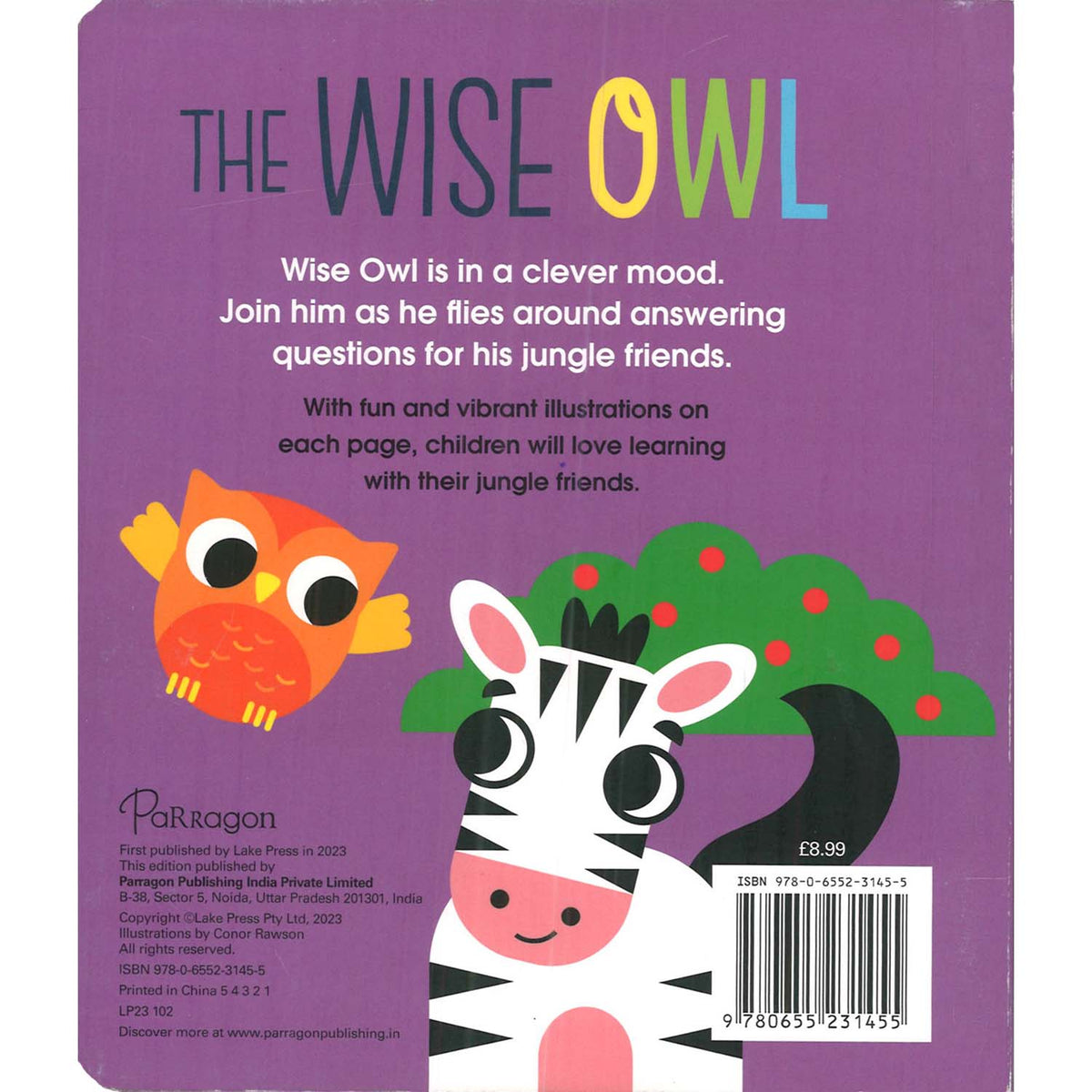 Graduating Board Book  The Wise OwlÂ Â | Children's books about birds | Early learning books
