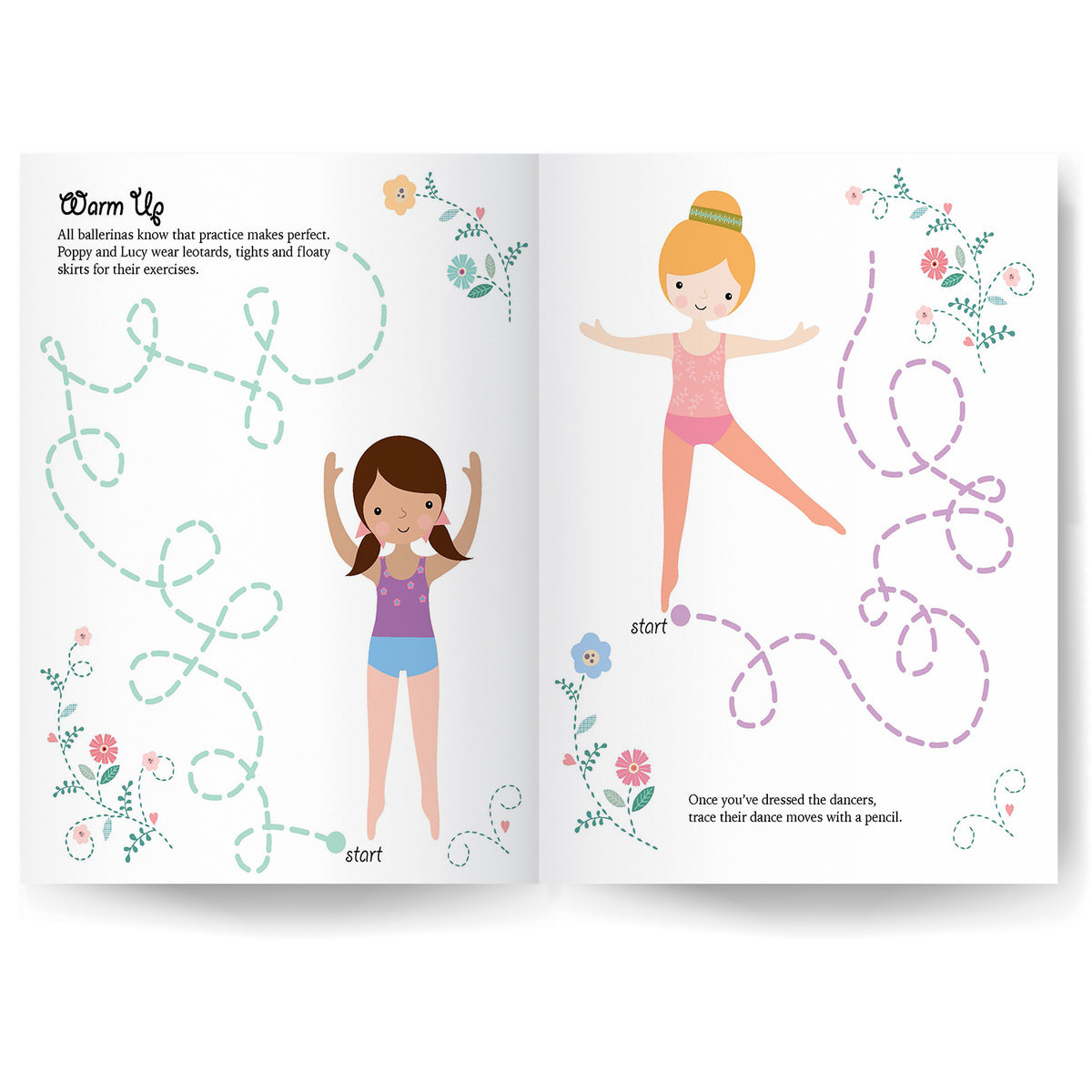 Sticker Dress Up Book Create Your Own Sticker Outfits for these Ballerinas [Paperback] Parragon