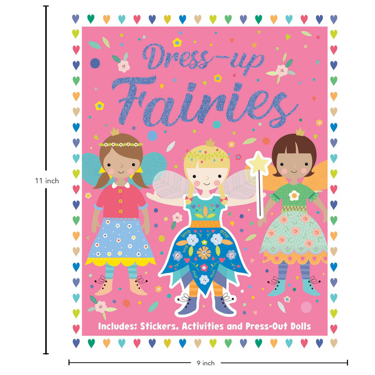 Sticker Dress-Up Book - Create Your Own Sticker Outfits for these Fluttering Fairies [Paperback]
