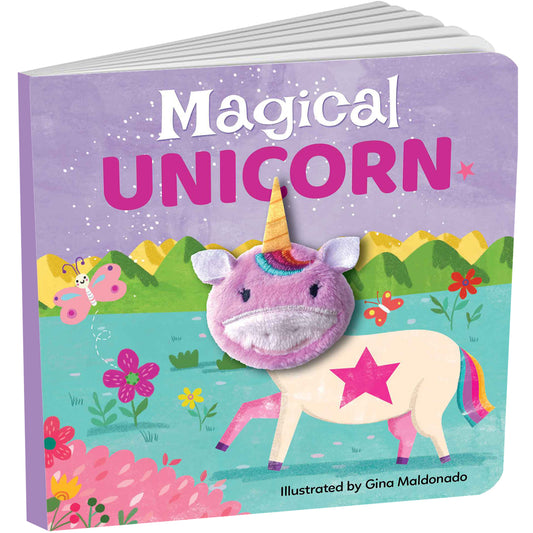 Finger Puppet Book - Magical Unicorn Puppet as She Uses Her Magical Power to Help Others
