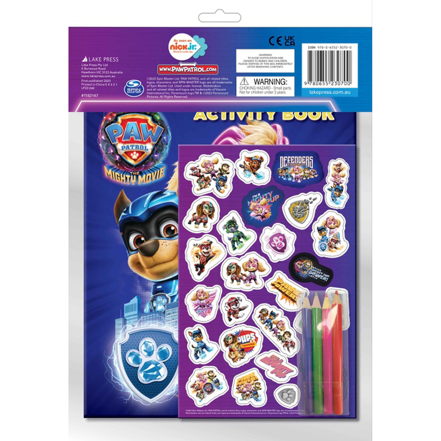 PAW Patrol The Mighty Movie- Activity Fun Pack | Children's books | Activity books | Nickelodeon books | Skye |Movie Storybook Parragon