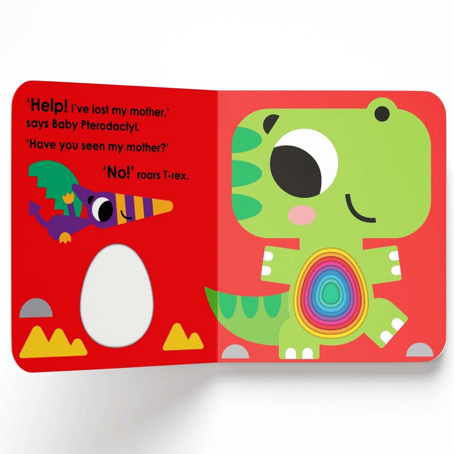 Graduating Board Book – Lost Dino | Children's books about Dinosaur | Early learning books | Board books | Die cut board books [Board book] Parragon