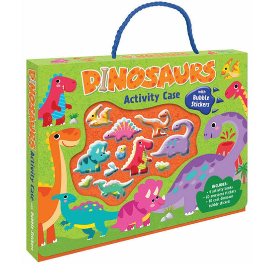 Dinosaur Activity Case | Bubble Stickers | Activity Books for kids