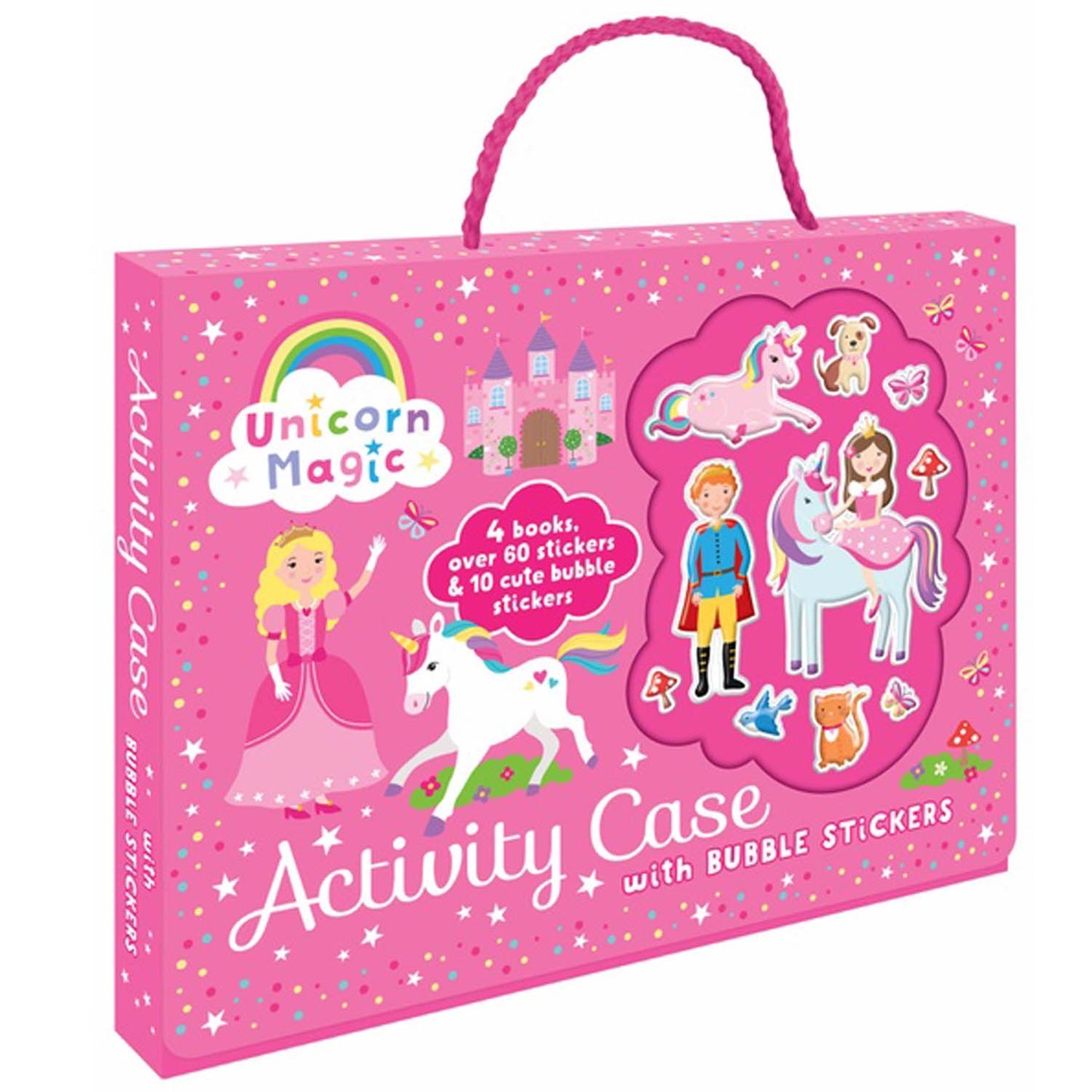 Unicorn Magic Activity Case | Bubble Stickers | Activity Books for kids