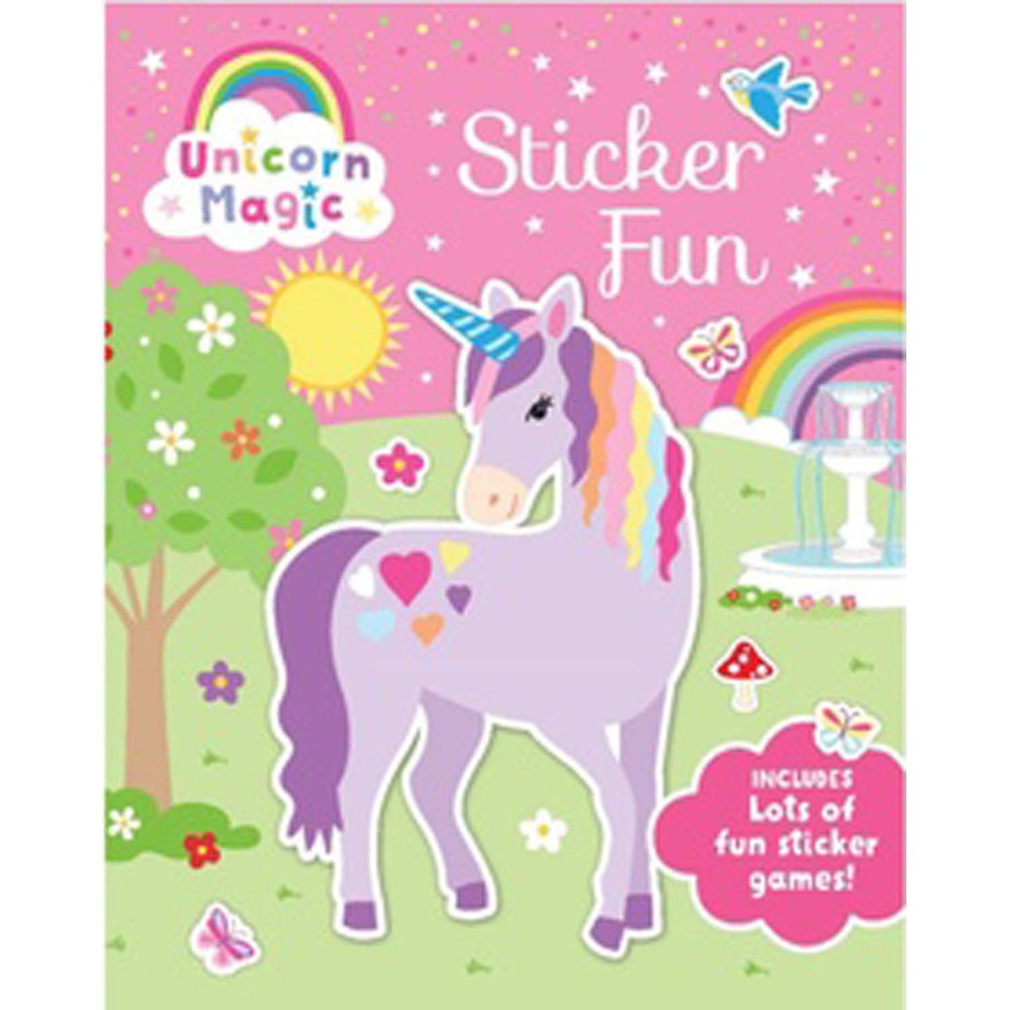 Unicorn Magic Activity Case | Bubble Stickers | Activity Books for kids