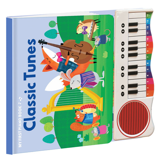 My First Piano Book - Classic Tunes| Interactive Musical Book for Kids | Learn & Play Classic Songs| Sing Along| Early Musical & Motor Skills| Interactive Piano Keys| Hands-On Learning| Ages 4-6