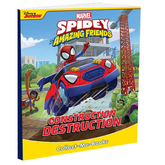 Spidey and His Amazing Friends - Collect-Me Book - Construction Destruction| | Action-Packed Adventure for Kids| Picture Book| Marvel Fans| Heroic Adventure| Ages 3-5