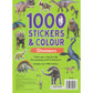1000 Stickers & Colour: Dinosaurs | Fun Sticker & Coloring Book for Kids | Prehistoric Adventure with T-Rex, Triceratops & More | 64 Pages of Activities| For Age 4-6
