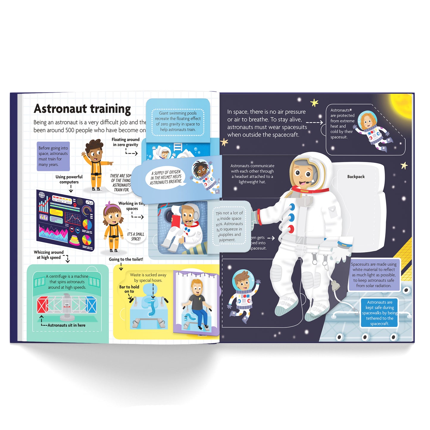 FunFacts - Lift the Flap Board Book - Explore the Solar System Educational Board Book | Early Learning | Solar System Book for Kids |Lift-the-flap ... Book for Children | Space facts for Kids