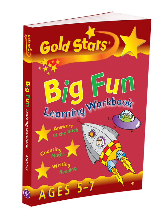 Gold Stars Big Fun Learning Workbook (Ages 5-7)