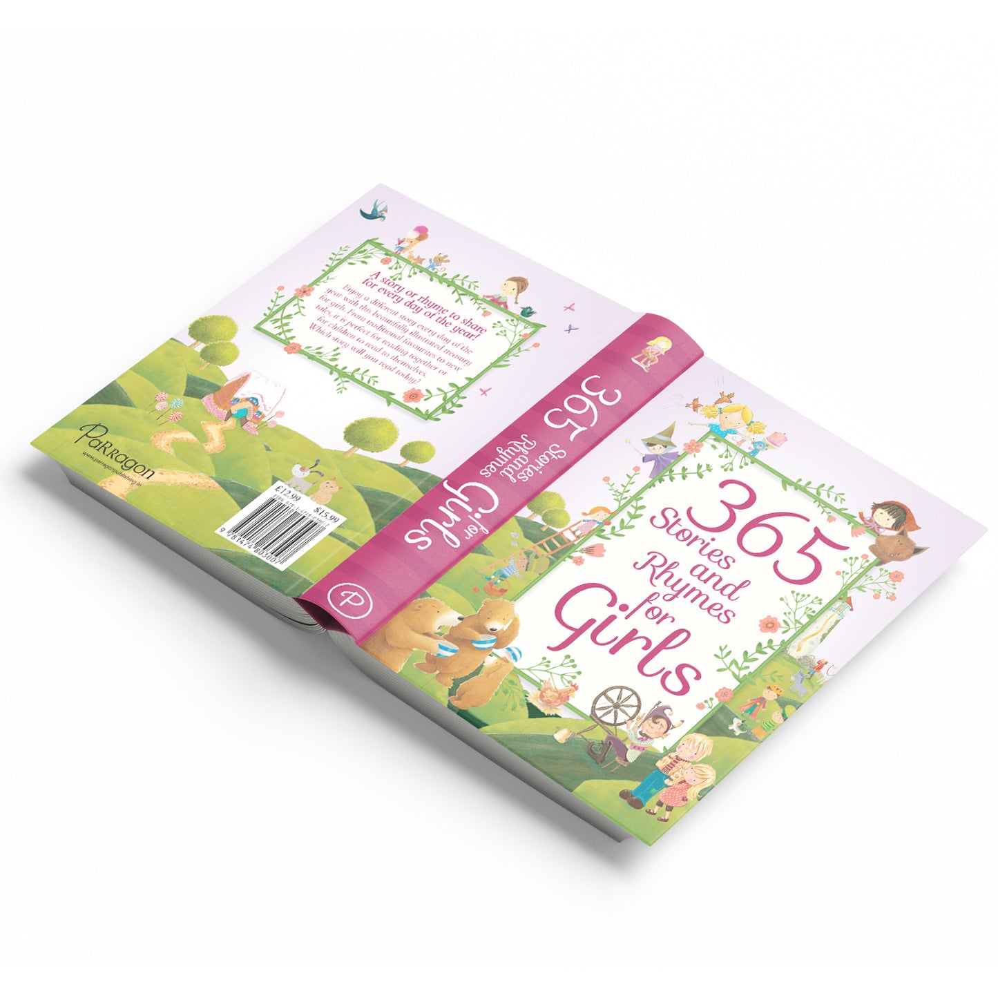 365 Stories & Rhymes for Girls | Children's storyooks | Padded Storybooks | stories for children | Stories for girls