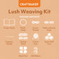 Craft Maker Lush Weaving Kit | DIY Weaving Kit | Decor Craft Kit | Handmade Wall Hanging | Beginner Weaving Set | 6+ Years
