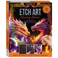 Kaleidoscope Etch Art Creations Amazing Beasts | Etch art amazing beasts | Scratch art book for kids | DIY art activity kit | Animal themed etch book | Creative activity book for kids