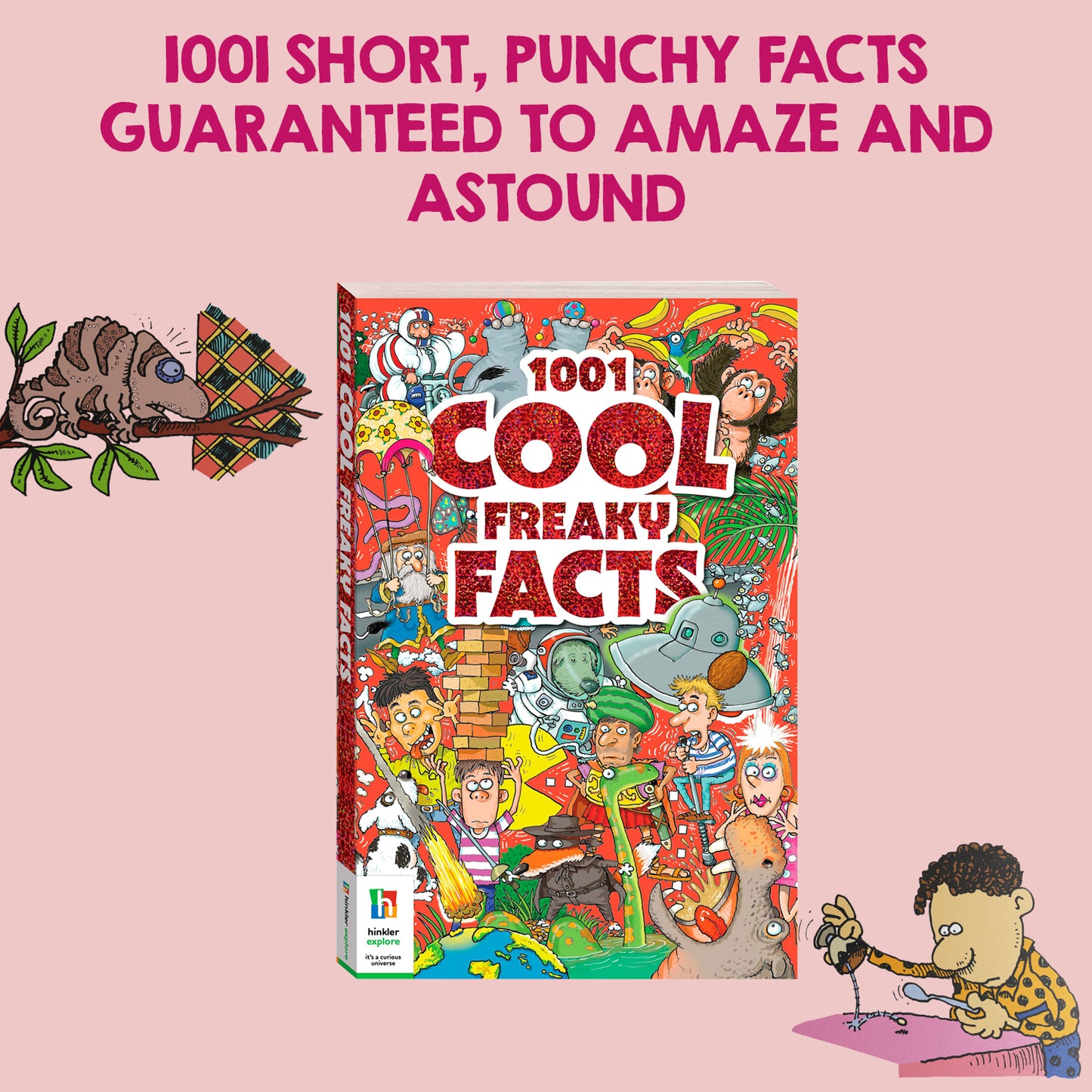 1001 Cool Freaky Facts | Reference Book | Learn with Activities | For 8 to 12 Year Kids