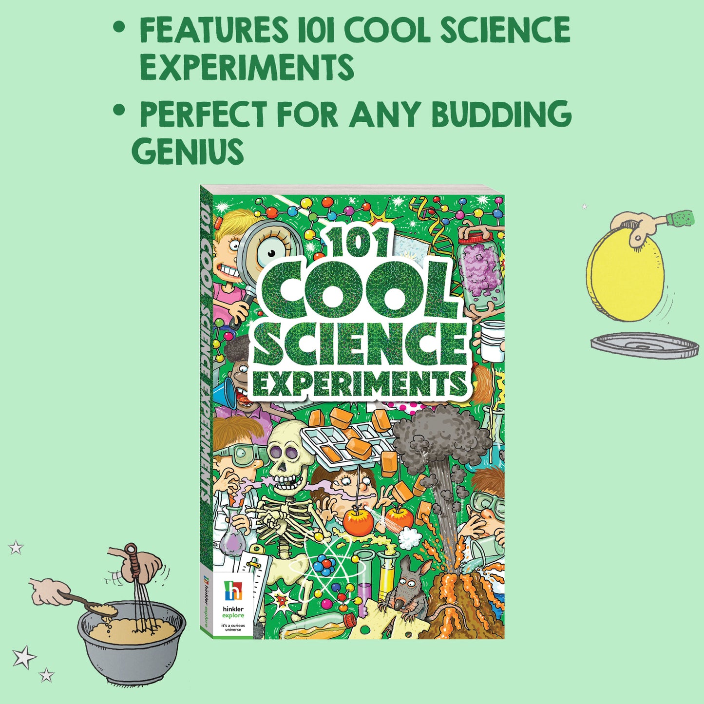 101 Cool Science Experiments | Reference Book | Learn with Activities | For 8 to 12 Year Kids