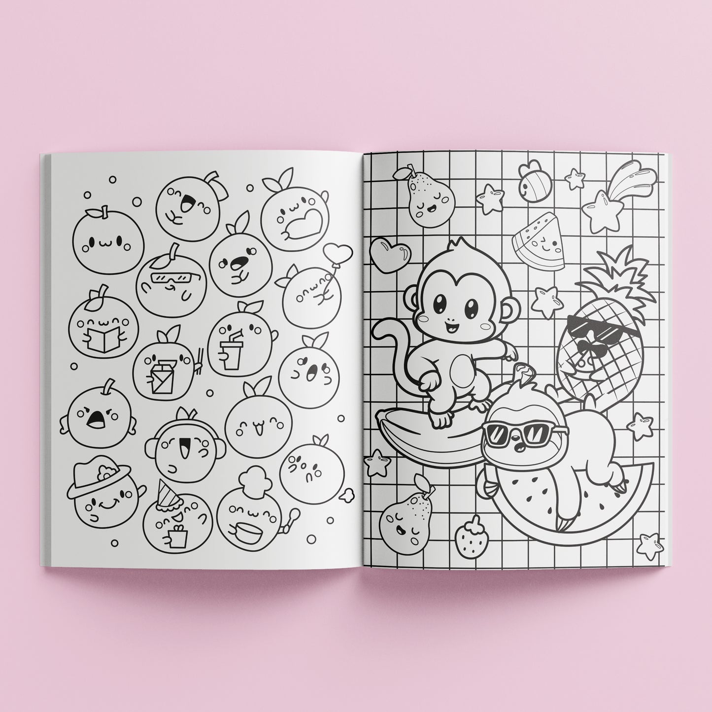 Kaleidoscope Sticker Colouring Tutti Frutti | Colouring Book with Scented Stickers | For 6 to 12 Year Kids