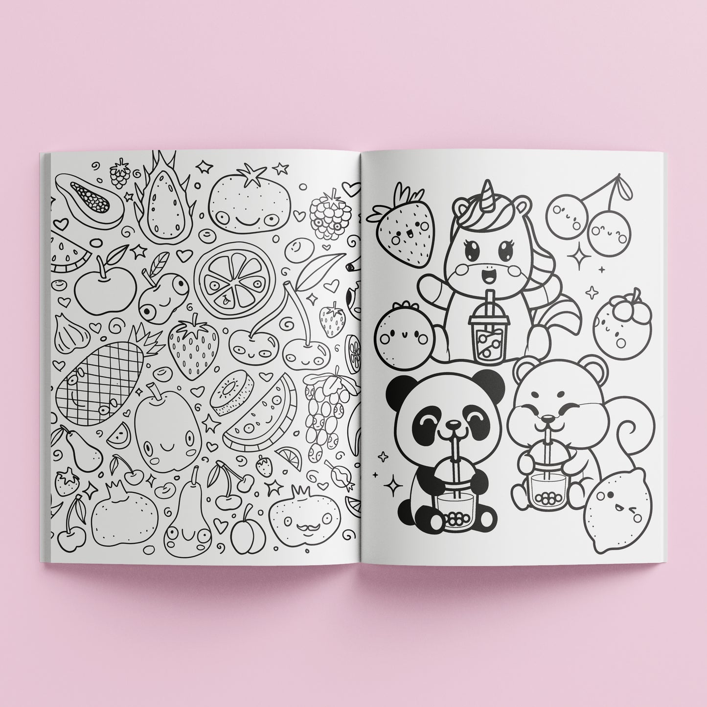 Kaleidoscope Sticker Colouring Tutti Frutti | Colouring Book with Scented Stickers | For 6 to 12 Year Kids
