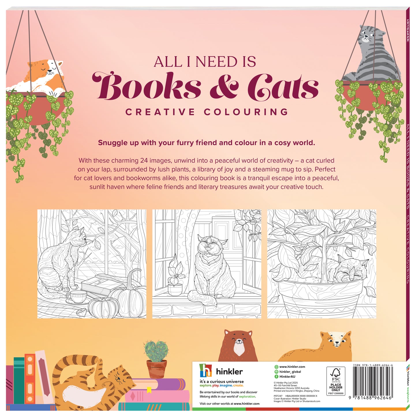 Art Maker Creative Colouring Books & Cats | Colouring Book for 8 to 12 Year Kids