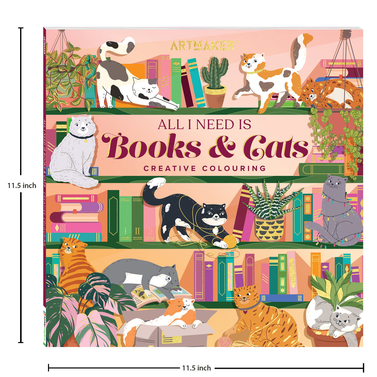 Art Maker Creative Colouring Books & Cats