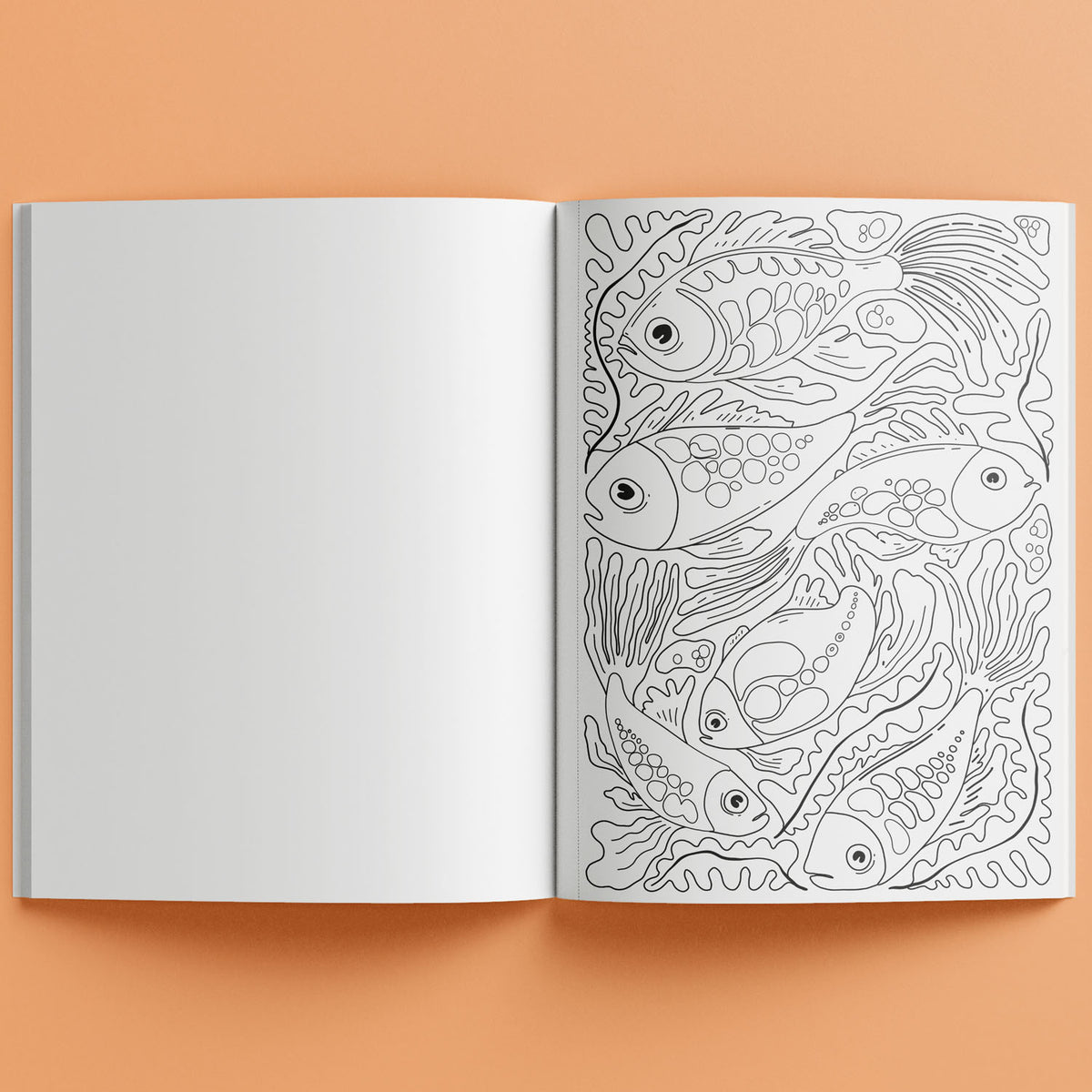 Kaleidoscope Colouring Ocean Splash | Colouring Book for 8 to 12 Year Kids