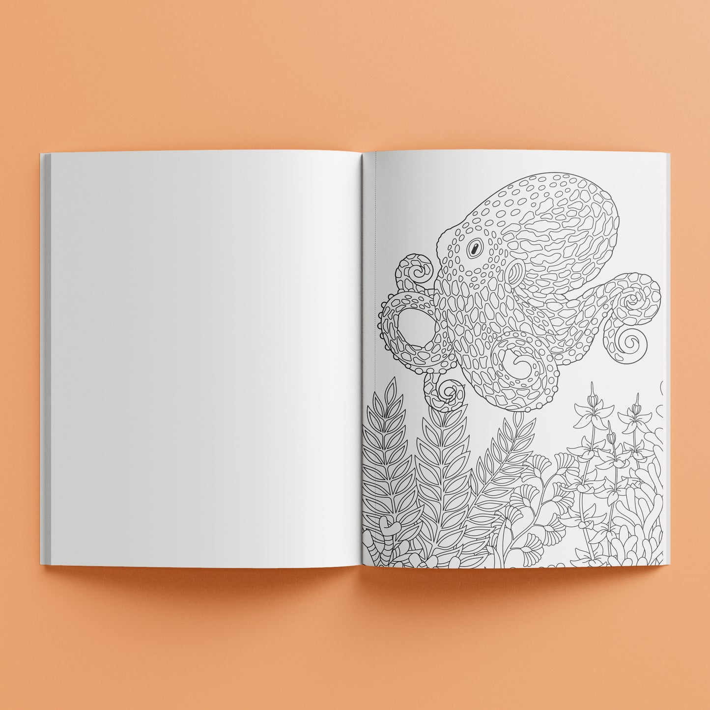 Kaleidoscope Colouring Ocean Splash | Colouring Book for 8 to 12 Year Kids