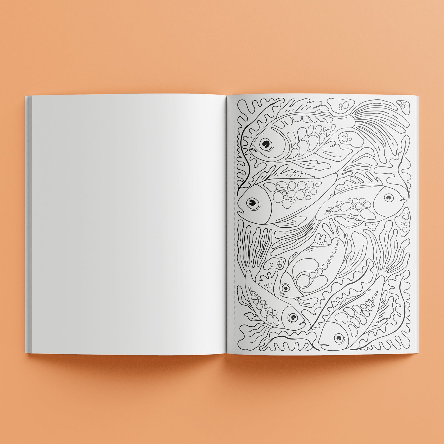 Kaleidoscope Colouring Ocean Splash | Colouring Book for 8 to 12 Year Kids