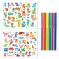 Dragon Kingdom Colouring Set with Lap Desk | Colouring and Activity Book with 5 Markers | Gifting Kit | For 3 to 6 Year Kids