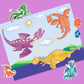 Dragon Kingdom Colouring Set with Lap Desk | Colouring and Activity Book with 5 Markers | Gifting Kit | For 3 to 6 Year Kids