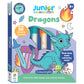 Jr Kaleidoscope Colouring Kit Dragons | Gifting Kit | Stickers and Pastel Marker | Return Gift