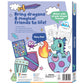 Jr Kaleidoscope Colouring Kit Dragons | Gifting Kit | Stickers and Pastel Marker | Return Gift