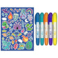 Jr Kaleidoscope Colouring Kit Dragons | Gifting Kit | Stickers and Pastel Marker | Return Gift