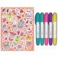 Jr Kaleidoscope Colouring Kit Sweet Treats | Gifting Kit | Stickers and Pastel Marker | Return Gift