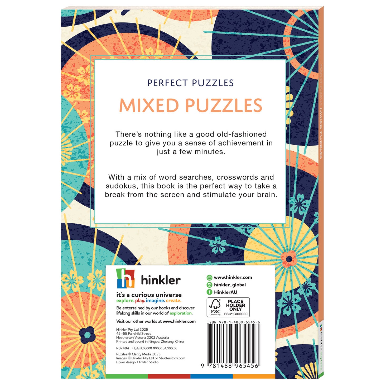 Perfect Puzzles: Mixed Puzzles| Puzzle Book| Beginner to Advanced | Large Print | Brain-Boosting Fun | 10+ Years