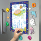 Colour-Me-Magnets Ocean | Colouring Activity Book | Reusable Colour-in Magnets | Arts and Crafts for Children