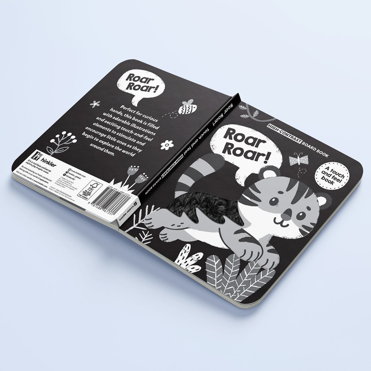 High Contrast Rawr Rawr! Touch and Feel Board Book