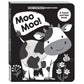 High Contrast Moo Moo! | Touch and Feel Board Book| 0-3 years | Sensory Book for Babies | Early Learning Baby Book