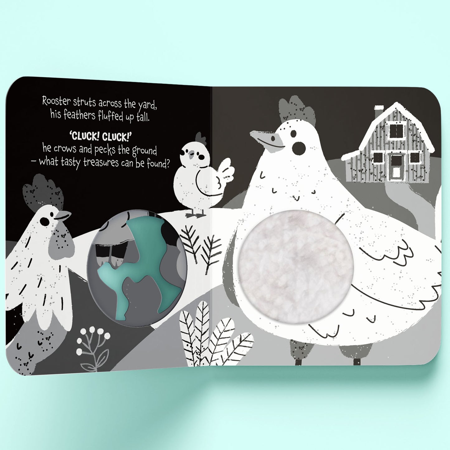 High Contrast Moo Moo! | Touch and Feel Board Book| 0-3 years | Sensory Book for Babies | Early Learning Baby Book