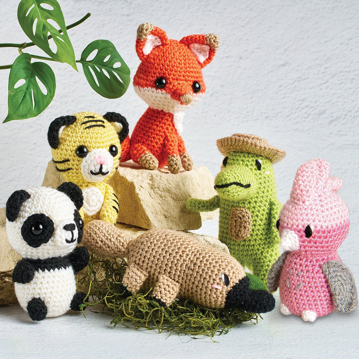 Craft Maker Too Cute Crochet Animals Kit | DIY Crochet Animals Kit | Make Your Own Plush Toys | Crochet Kit for Beginners | Animal Crochet Kit for Kids
