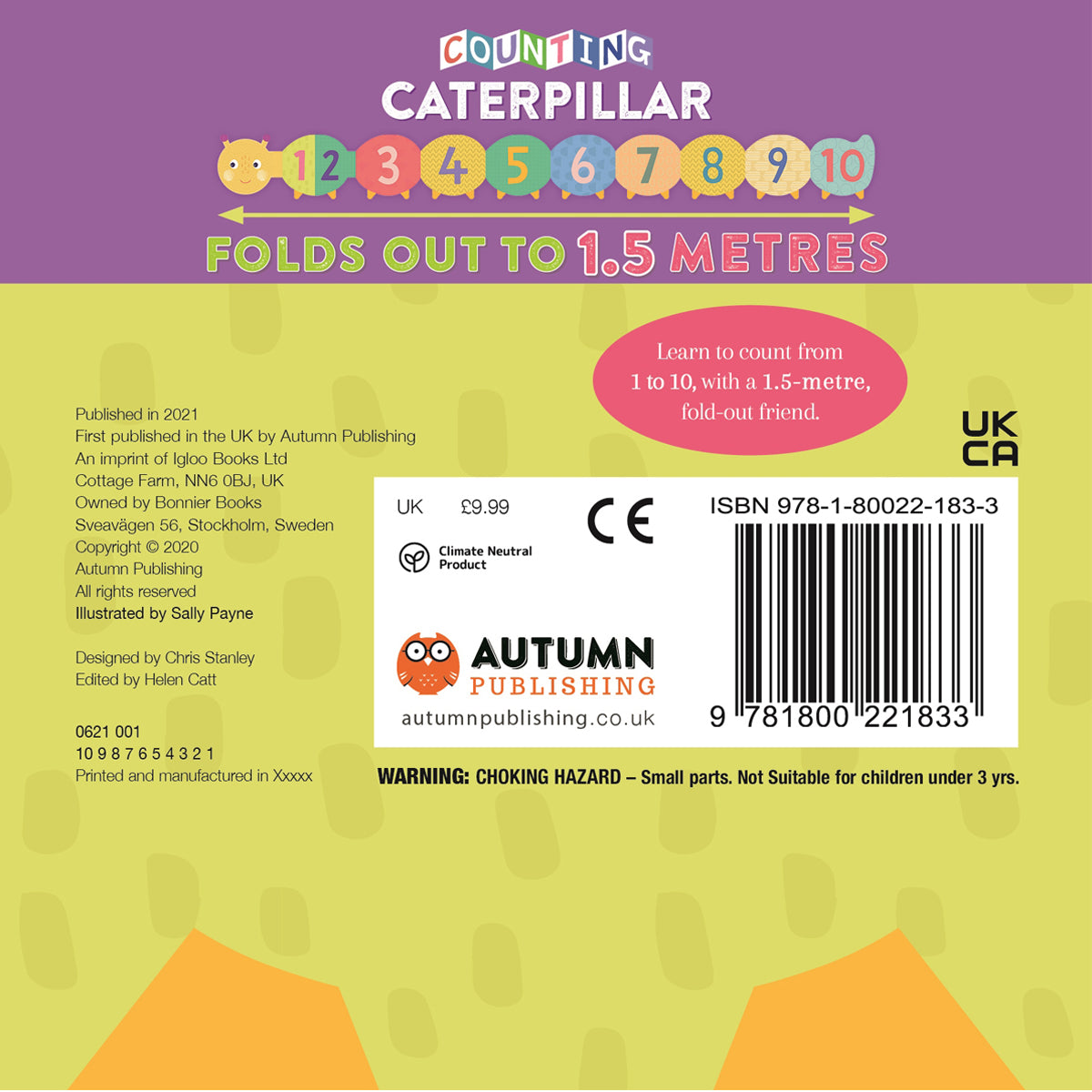Counting Caterpillar [Board book] Autumn Publishing