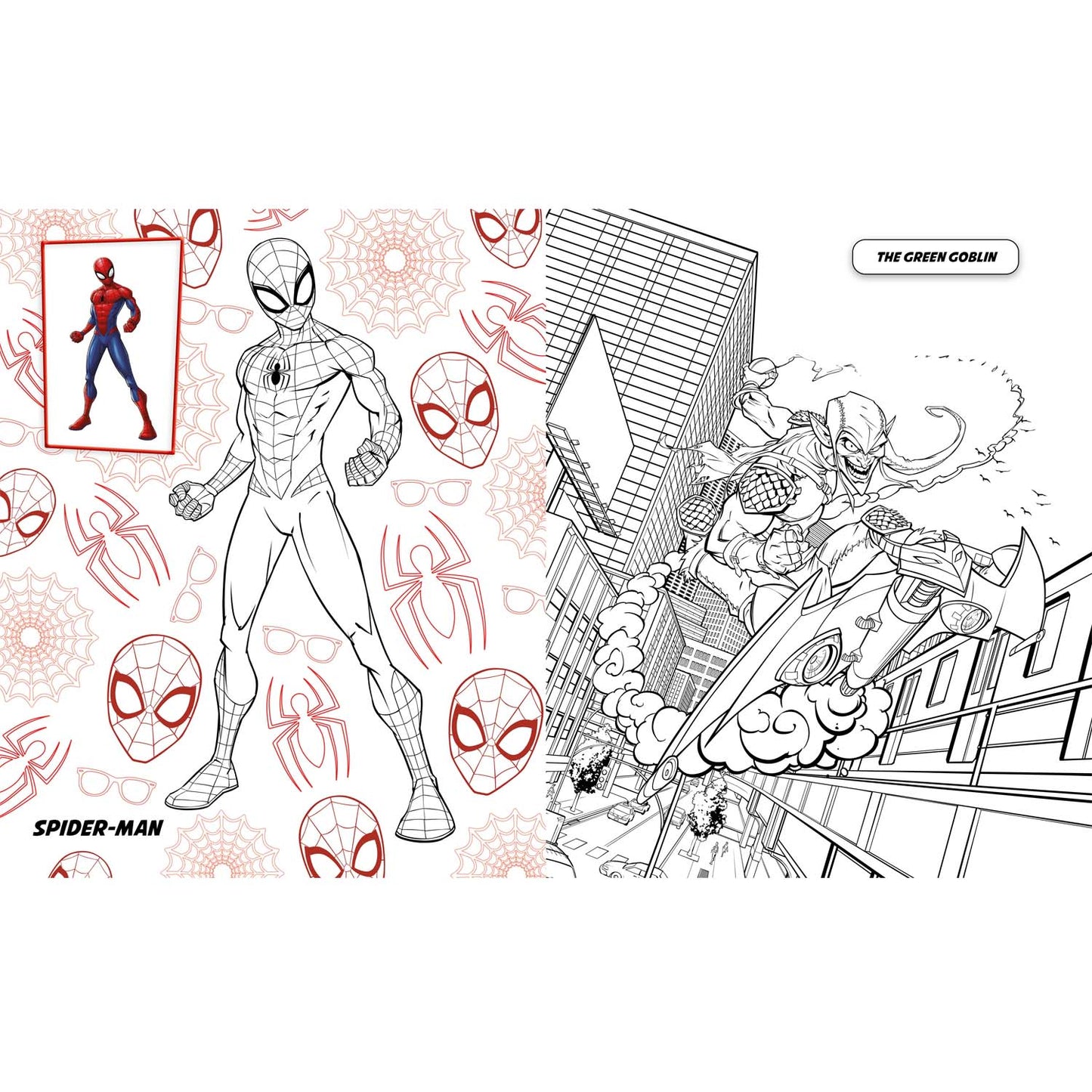 Marvel Spider-Man: 3-in-1 Colouring